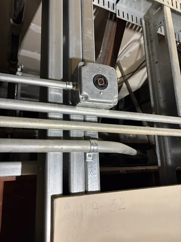 EMT conduit run in a commercial space